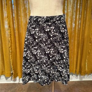 GAP Floral Skater Skirt